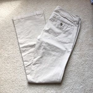 American Eagle kick boot khaki pants